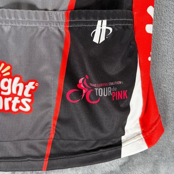 Hincapie Kids II Bright Starts M Cycling Jersey Full Zip Woman Club Fit Bike VTG - Picture 5 of 11